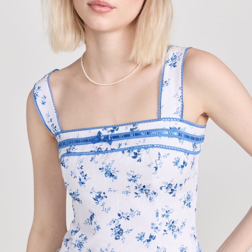 Reformation Eloise Linen Top